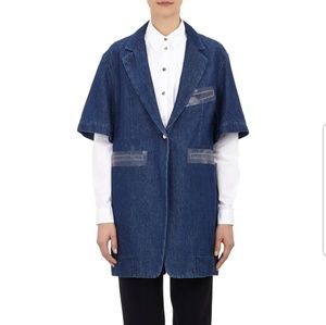 MM6 TRANSPARENT JEAN JACKET
